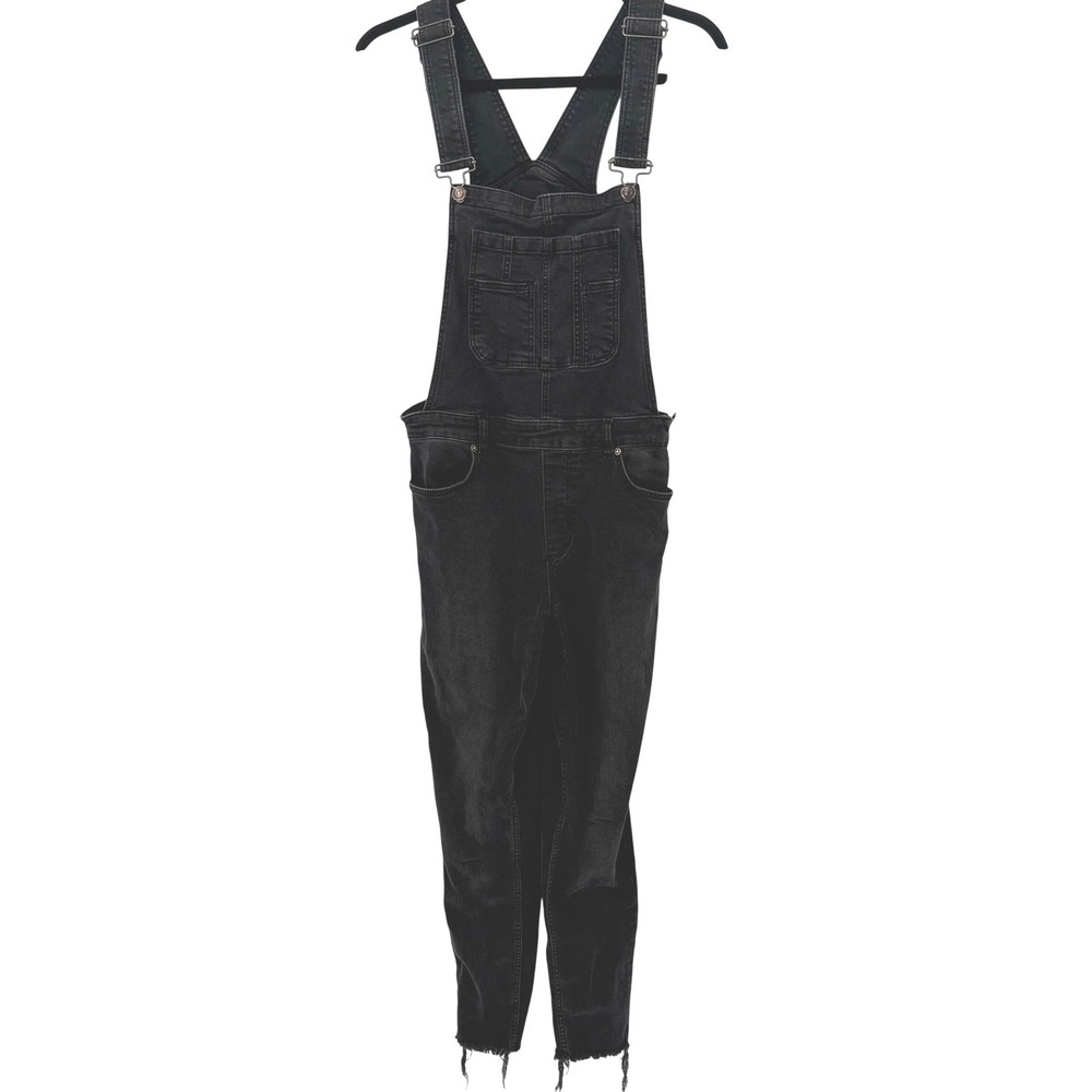 Free People Ziggy Overalls‎ Women 31 Boho Grunge Distressed Streetwear Utility